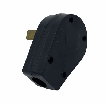 Black 250V 50A Idustrial 3 Pin Electric Plug Socket